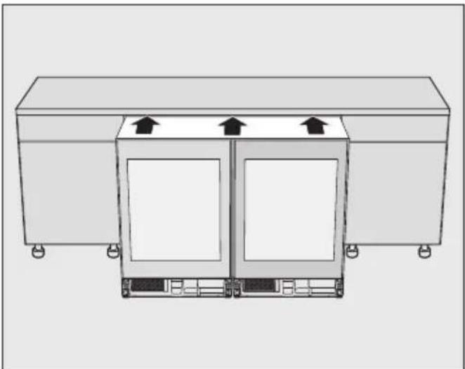 MIELE KSK 6300 - Seadmekombinatsiooni nišši nihutamine - 1