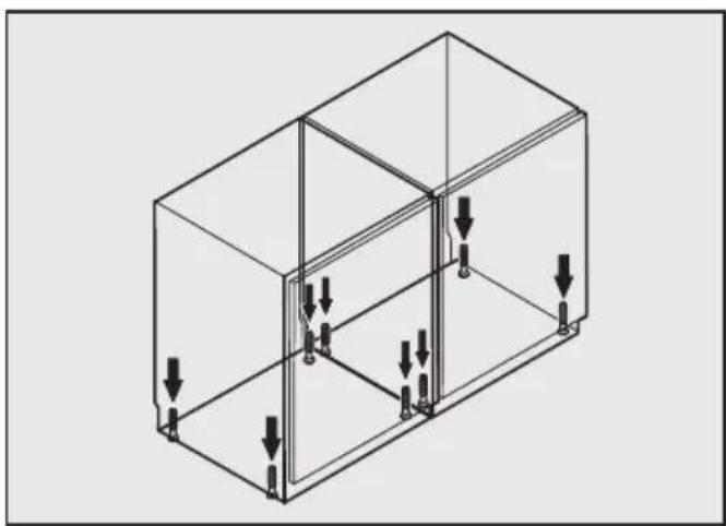 MIELE KSK 6300 - Préparez les appareil, alignez-les et reliez-les - 1