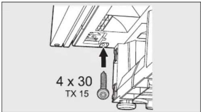 MIELE KSK 6300 - Securing the combination in the niche - 22