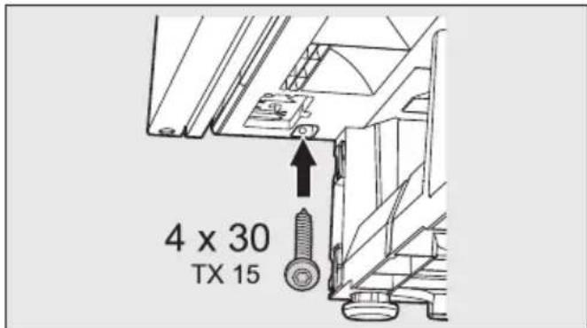MIELE KSK 6300 - Securing the combination in the niche - 5
