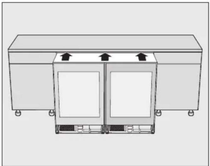MIELE KSK 6300 - Glisser la combinaison dans la niche - 1