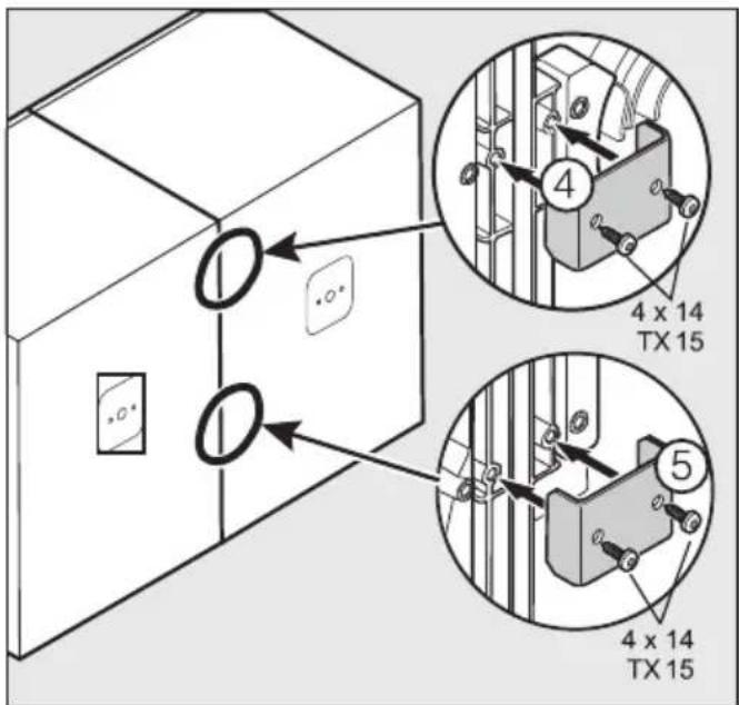 MIELE KSK 6300 - Zamenjava strani odpiranja vrat - 4
