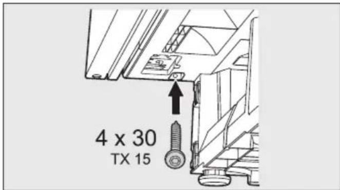 MIELE KSK 6300 - Securing the combination in the niche - 30