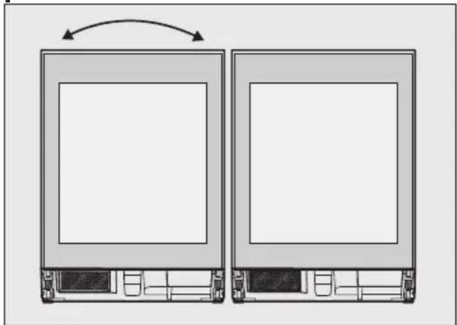 MIELE KSK 6300 - Changement de la butée de porte - 1