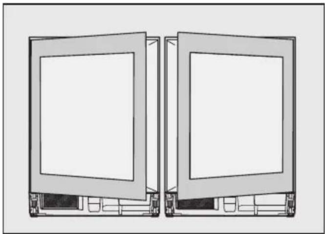 MIELE KSK 6300 - Zamenjava strani odpiranja vrat - 2