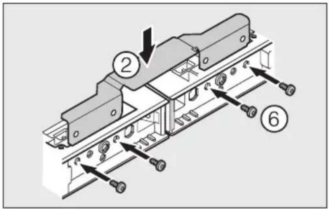 MIELE KSK 6300 - Voor de montage onder een werkblad van niet-vastschroefbaar materiaal - 1
