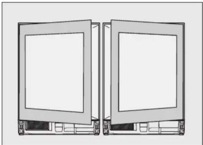 MIELE KSK 6300 - Hængslingssiden ændres - 2