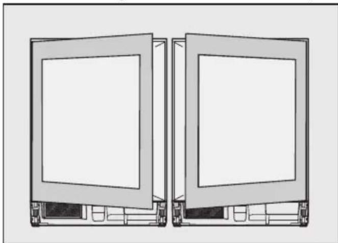 MIELE KSK 6300 - Draairichting van deur veranderen - 2