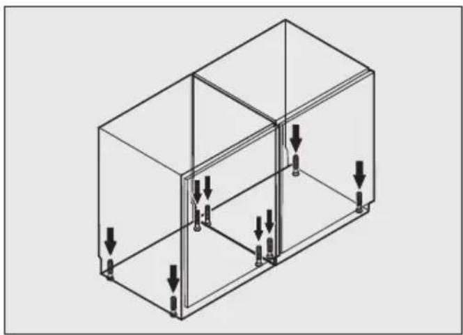 MIELE KSK 6300 - Preparare gli apparecchi, allinearli e collegarli - 1