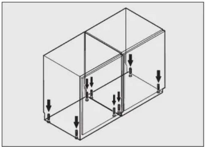 MIELE KSK 6300 - Klargjøring, justering og for- bindelse av apparatene - 1
