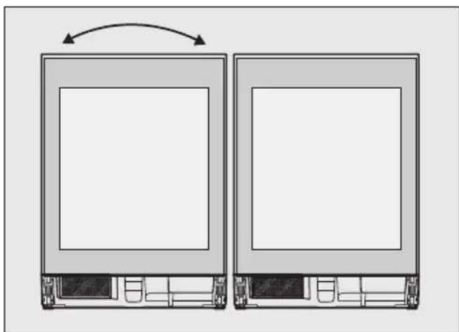 MIELE KSK 6300 - Ukse avanemissuuna muutmi- ne - 1
