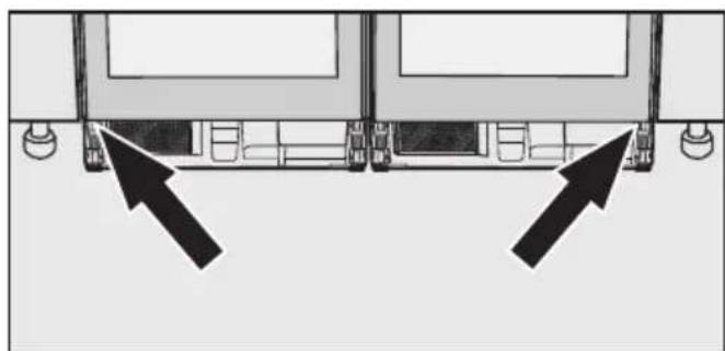MIELE KSK 6300 - De combinatie in de nis bevestigen - 1