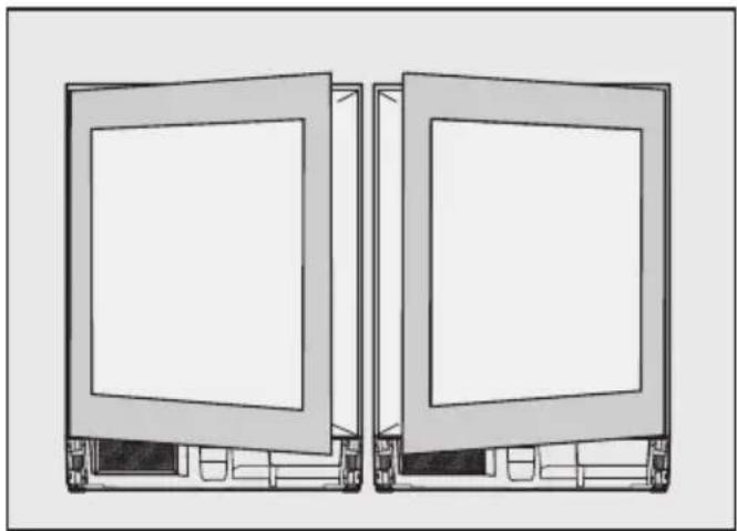 MIELE KSK 6300 - Changement de la butée de porte - 2