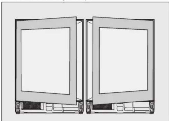 MIELE KSK 6300 - Alterar o sentido de abertura da porta - 2