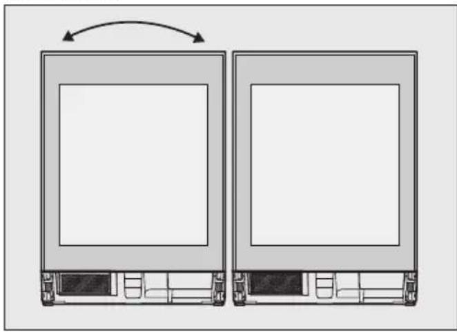 MIELE KSK 6300 - Oven avautumissuunnan vaihtaminen - 1