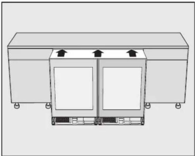 MIELE KSK 6300 - Combinatie in de nis schuiven - 1