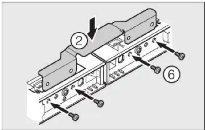 MIELE KSK 6300 - Pour un montage sous un plan de travail en matériau non vissable - 1