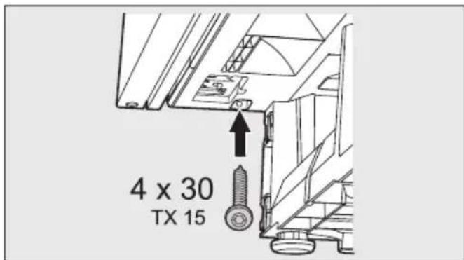 MIELE KSK 6300 - Securing the combination in the niche - 60