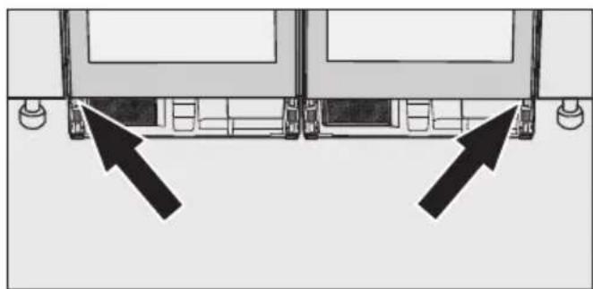 MIELE KSK 6300 - Vinkøleskabet fastgøres i nichen - 1