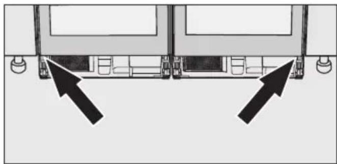 MIELE KSK 6300 - Combinatie in nis bevestigen - 1