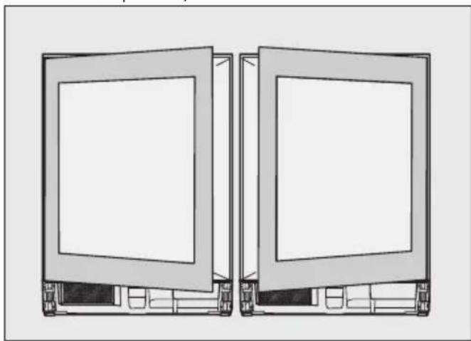 MIELE KSK 6300 - Inversion du sens d'ouverture de porte - 2