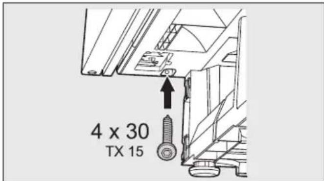 MIELE KSK 6300 - Securing the combination in the niche - 2