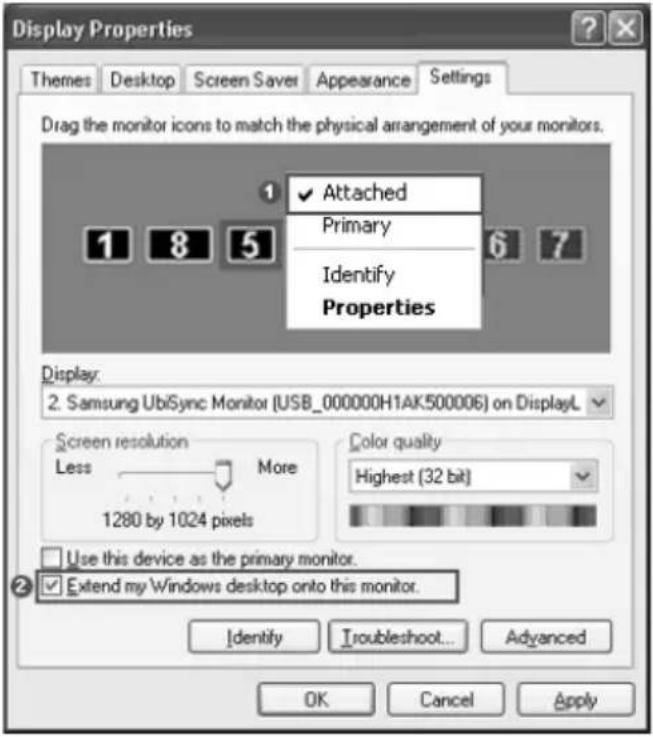 SAMSUNG 940UX - como posso clonar ou alargar o modo de ecra? - 3