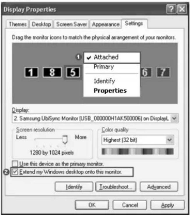 SAMSUNG 940UX - Lo schermo del monitor USB si blocca. - 3