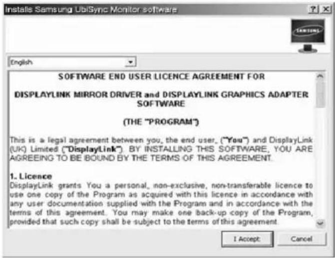 SAMSUNG 940UX - GUIDE D'INSTALLATION DU MONITEUR USB - 1