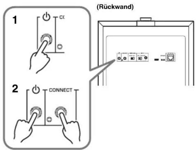 YAMAHA MusicCast SUB 100 - Einstellungen initialisieren (Werkseinstellung) - 1