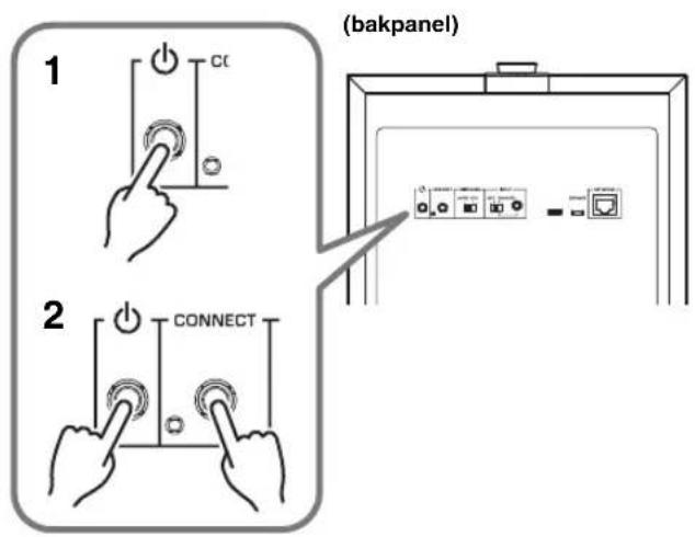 YAMAHA MusicCast SUB 100 - Initialising av alla installningar (fabriksaterställning) - 1
