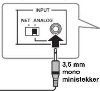 YAMAHA MusicCast SUB 100 - Als u het toestel gekruikt zonder verbinding te makeen met een netwerk (analoge aansluiting) - 2