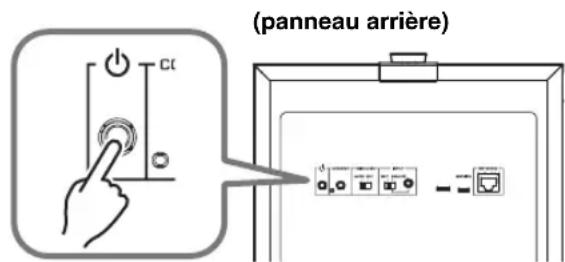 YAMAHA MusicCast SUB 100 - Mise sous tension de l'appareil - 2
