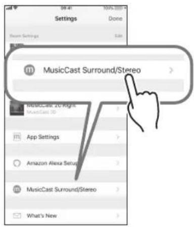 YAMAHA MusicCast SUB 100 - CBy3bBaHne daHHoro annapata c yctpoiCTBOM Pairing Master - 3