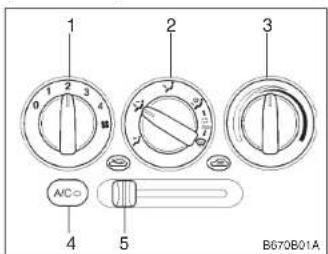 HYUNDAI Accent (2004) - B670A02A-GUT CHAUFFAGE ET VENTILATION (Si installe) - 1