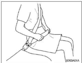 HYUNDAI Accent (2004) - B17Q40A-AUT   REGLAGE DE LA HAUTEUR DU BAUDRIER DU SIEGE AVANT - 4