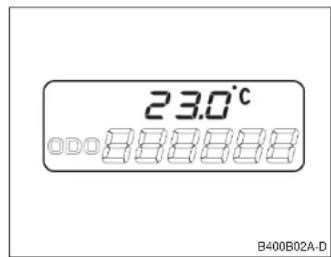 HYUNDAI Accent (2004) - Température extérieure (^) - 1