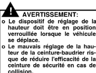 HYUNDAI Accent (2004) - B17Q40A-AUT   REGLAGE DE LA HAUTEUR DU BAUDRIER DU SIEGE AVANT - 2