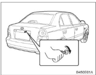 HYUNDAI Accent (2004) - AVERTISSEMENT: - 1