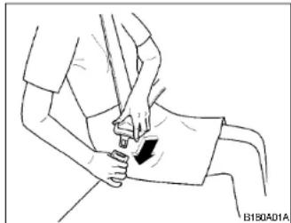 HYUNDAI Accent (2004) - B17Q40A-AUT   REGLAGE DE LA HAUTEUR DU BAUDRIER DU SIEGE AVANT - 3