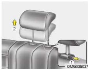 KIA Optima (2008) - Réglage de la hauteur - 1