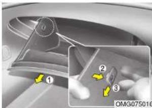 KIA Optima (2008) - FILTR A AIR DU CLIMATISEUR (SI PRSENT) - 2