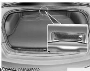 KIA Optima (2008) - COFFRE A BAGAGES - 2