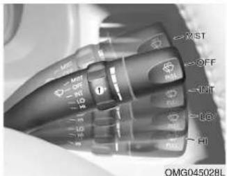 KIA Optima (2008) - LAVE-VITRES ET ESSUIE-GLACES - 1