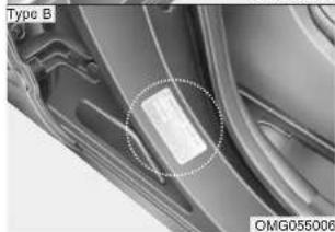 KIA Optima (2008) - Pressions de gonflage - 2