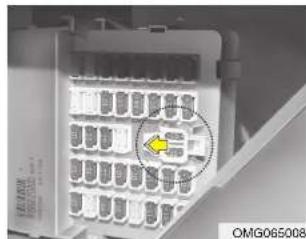 KIA Optima (2008) - Description du panneau de relais / de fusibles - 3