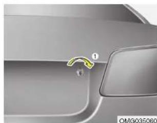 KIA Optima (2008) - COFFRE A BAGAGES - 1