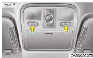 KIA Optima (2008) - ECLAIRAGE INTERIEUR - 1