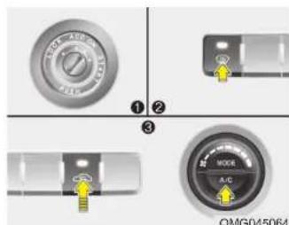 KIA Optima (2008) - Système de commande automatique de la climatisation - 1