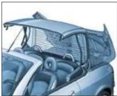 PEUGEOT 206 CC (2004) - Ne jamais couper le contact pendant la manoeuvre du toit. - 3